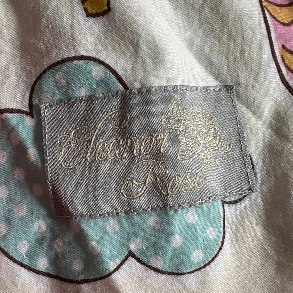 Girls Eleanor Rose Casual Dress Size 4 White Multicolor Hot Air Balloons